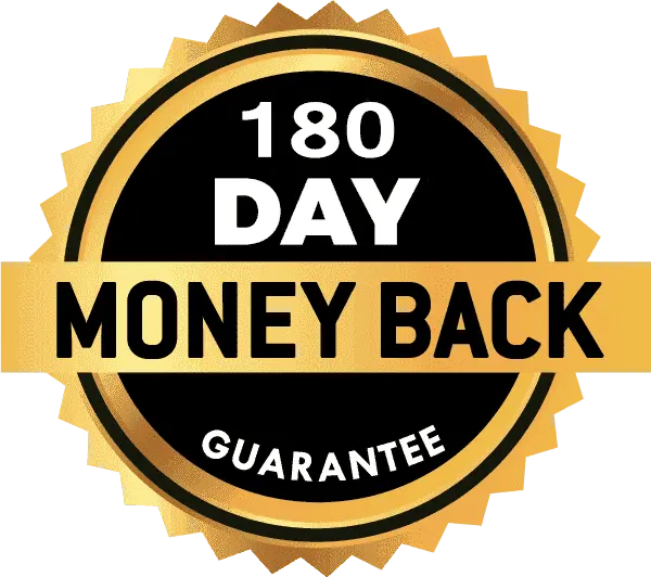 180 Money Back Guarantee